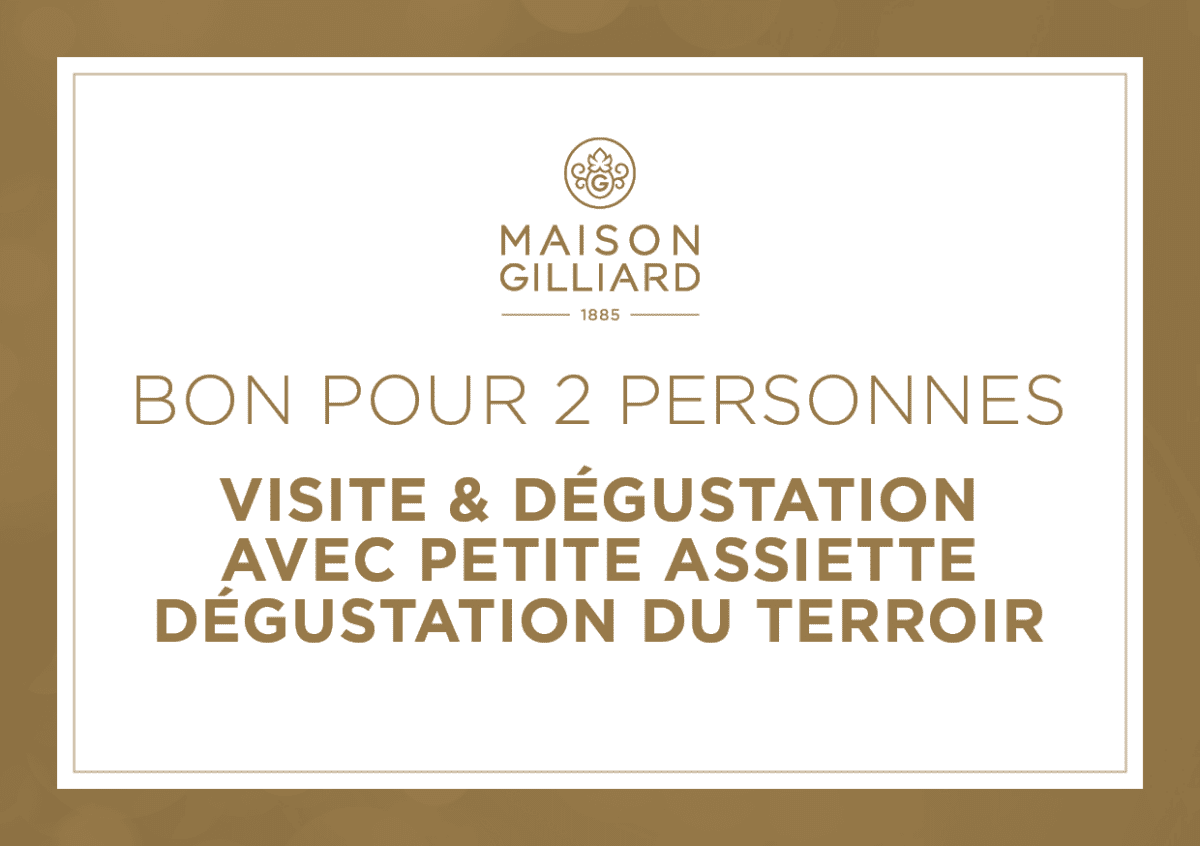 Bon visite et dégustation avec assiette